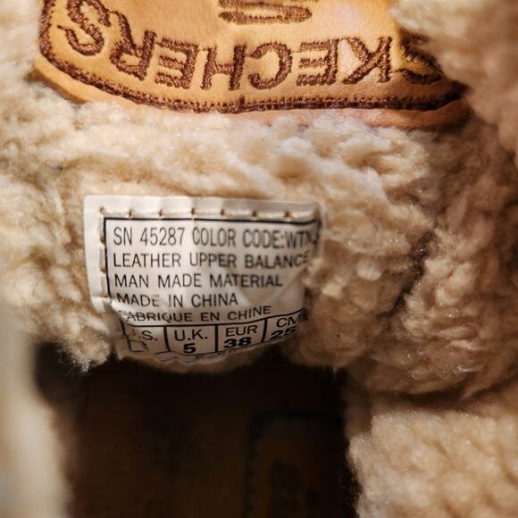 Skechers Y2K Boots Womens Sz 8 Wheat Tan Tough Roll Ankle Boot Lined - Picture 12 of 12